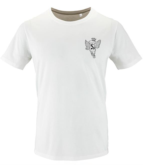 Money King Organic T-Shirt BlackonWhiteDesign