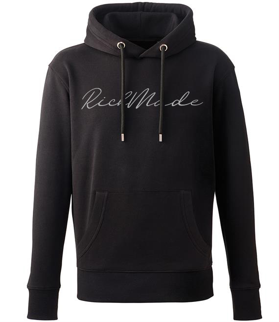 RichMade Classic Hoodie WhiteOnBlack