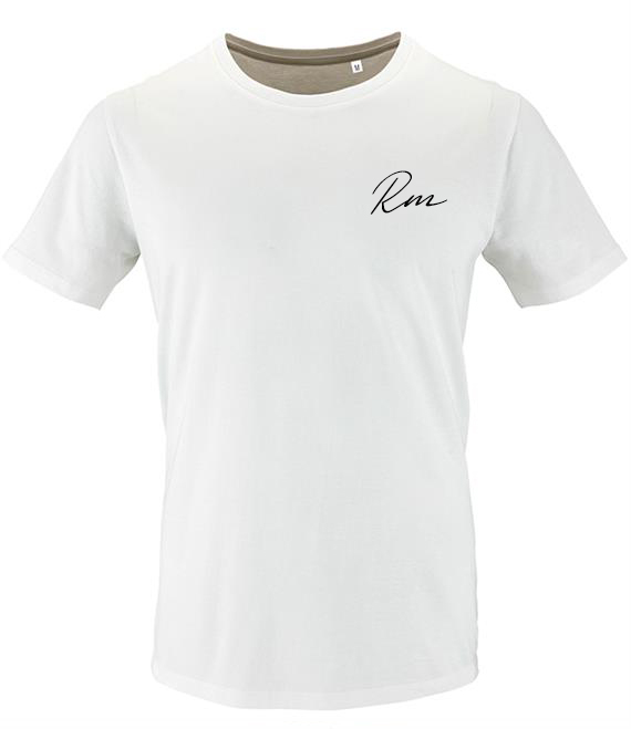 Rm Organic T-Shirt BlackonWhiteDesign